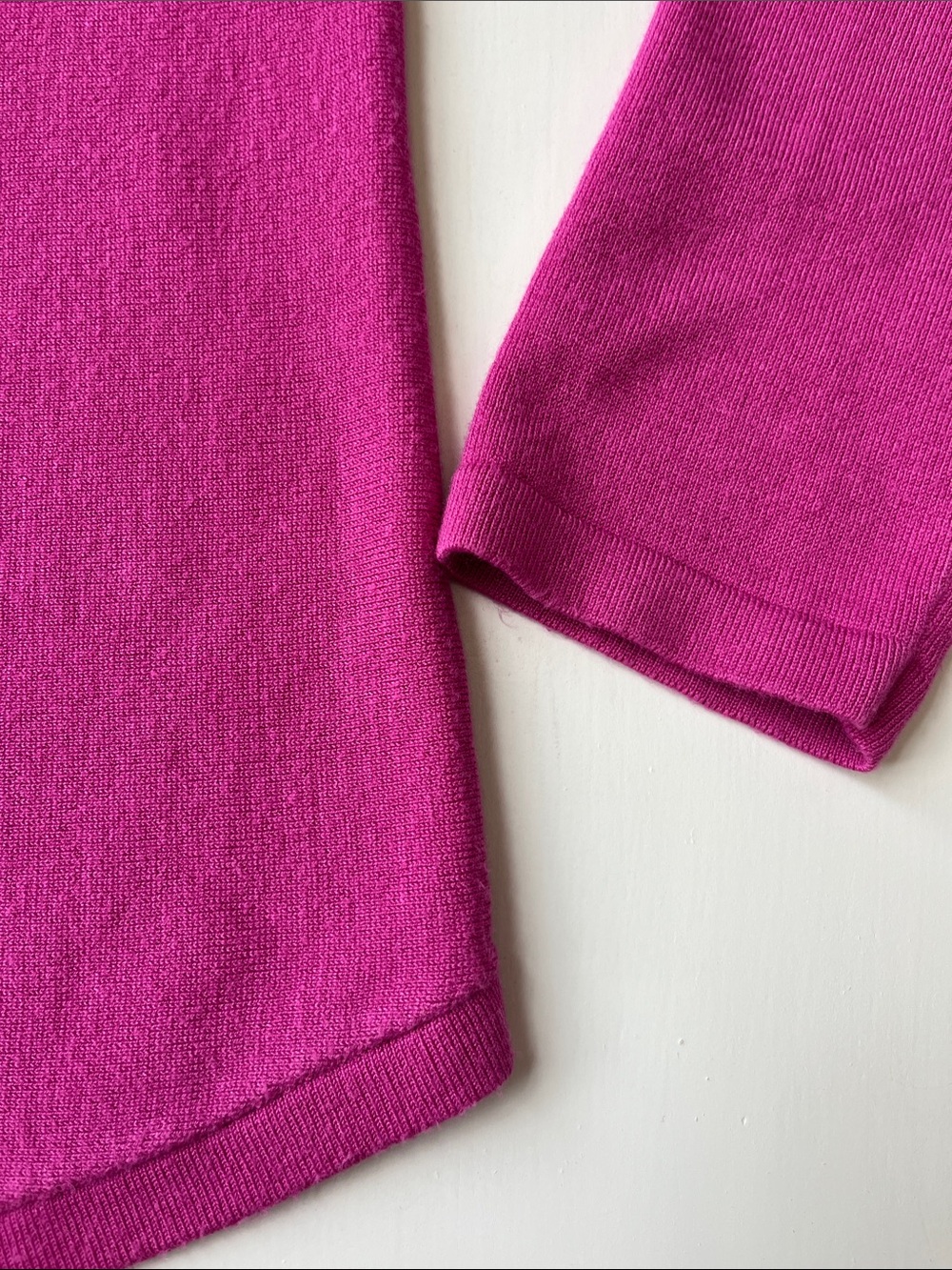CHICO’s Fuchsia Long Sleeve Boatneck Top - Picture 4 of 4
